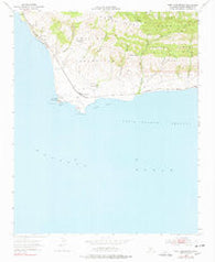 Point Conception California Historical topographic map, 1:24000 scale, 7.5 X 7.5 Minute, Year 1953