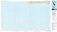 Point Conception California Historical topographic map, 1:100000 scale, 30 X 60 Minute, Year 1981