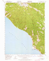 Point Delgada California Historical topographic map, 1:62500 scale, 15 X 15 Minute, Year 1949