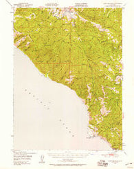Point Delgada California Historical topographic map, 1:62500 scale, 15 X 15 Minute, Year 1949