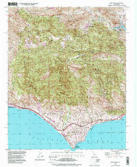 Point Dume California Historical topographic map, 1:24000 scale, 7.5 X 7.5 Minute, Year 1995