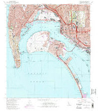 Point Loma California Historical topographic map, 1:24000 scale, 7.5 X 7.5 Minute, Year 1967