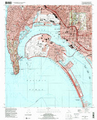 Point Loma California Historical topographic map, 1:24000 scale, 7.5 X 7.5 Minute, Year 1996