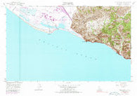 Point Mugu California Historical topographic map, 1:24000 scale, 7.5 X 7.5 Minute, Year 1949