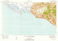 Point Mugu California Historical topographic map, 1:24000 scale, 7.5 X 7.5 Minute, Year 1949