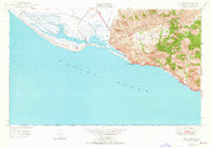 Point Mugu California Historical topographic map, 1:24000 scale, 7.5 X 7.5 Minute, Year 1949