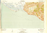 Point Mugu California Historical topographic map, 1:24000 scale, 7.5 X 7.5 Minute, Year 1950
