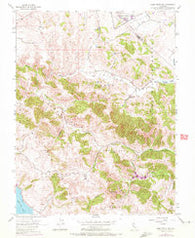 Point Reyes NE California Historical topographic map, 1:24000 scale, 7.5 X 7.5 Minute, Year 1954