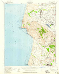 Point Sal California Historical topographic map, 1:62500 scale, 15 X 15 Minute, Year 1947