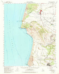 Point Sal California Historical topographic map, 1:62500 scale, 15 X 15 Minute, Year 1959