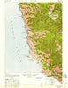Point Sur California Historical topographic map, 1:62500 scale, 15 X 15 Minute, Year 1947