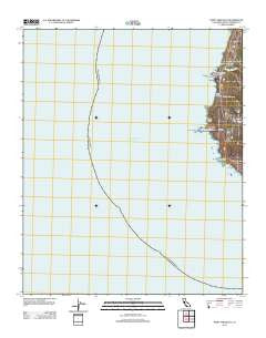Point Arguello California Historical topographic map, 1:24000 scale, 7.5 X 7.5 Minute, Year 2012