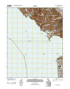 Point Bonita California Historical topographic map, 1:24000 scale, 7.5 X 7.5 Minute, Year 2012
