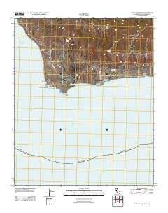 Point Conception California Historical topographic map, 1:24000 scale, 7.5 X 7.5 Minute, Year 2012