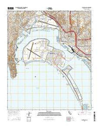 Point Loma California Current topographic map, 1:24000 scale, 7.5 X 7.5 Minute, Year 2015