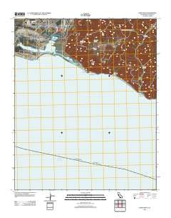 Point Mugu California Historical topographic map, 1:24000 scale, 7.5 X 7.5 Minute, Year 2012