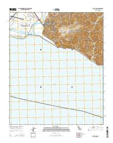 Point Mugu California Current topographic map, 1:24000 scale, 7.5 X 7.5 Minute, Year 2015