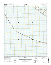 Point Mugu OE W California Current topographic map, 1:24000 scale, 7.5 X 7.5 Minute, Year 2015
