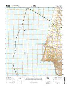 Point Sal California Current topographic map, 1:24000 scale, 7.5 X 7.5 Minute, Year 2015