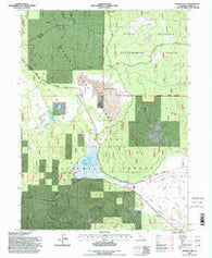 Poison Lake California Historical topographic map, 1:24000 scale, 7.5 X 7.5 Minute, Year 1995