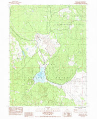 Poison Lake California Historical topographic map, 1:24000 scale, 7.5 X 7.5 Minute, Year 1983
