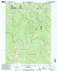 Polar Bear Mountain California Historical topographic map, 1:24000 scale, 7.5 X 7.5 Minute, Year 1996