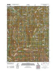 Polar Bear Mountain California Historical topographic map, 1:24000 scale, 7.5 X 7.5 Minute, Year 2012