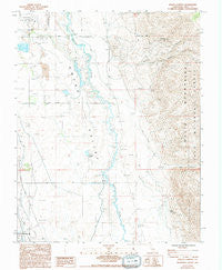 Poleta Canyon California Historical topographic map, 1:24000 scale, 7.5 X 7.5 Minute, Year 1994