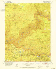 Pollock Pines California Historical topographic map, 1:24000 scale, 7.5 X 7.5 Minute, Year 1950