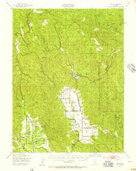 Pomo California Historical topographic map, 1:62500 scale, 15 X 15 Minute, Year 1943