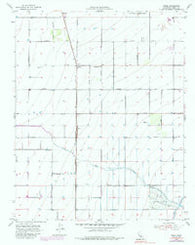 Pond California Historical topographic map, 1:24000 scale, 7.5 X 7.5 Minute, Year 1953