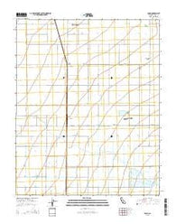 Pond California Current topographic map, 1:24000 scale, 7.5 X 7.5 Minute, Year 2015
