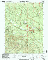 Pondosa California Historical topographic map, 1:24000 scale, 7.5 X 7.5 Minute, Year 1998