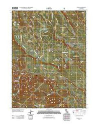 Pondosa California Historical topographic map, 1:24000 scale, 7.5 X 7.5 Minute, Year 2012