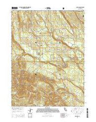 Pondosa California Current topographic map, 1:24000 scale, 7.5 X 7.5 Minute, Year 2015