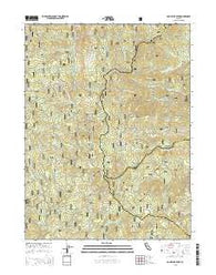 Pony Buck Peak California Current topographic map, 1:24000 scale, 7.5 X 7.5 Minute, Year 2015