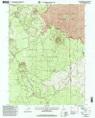 Porcupine Butte California Historical topographic map, 1:24000 scale, 7.5 X 7.5 Minute, Year 1998