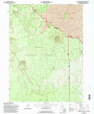 Porcupine Butte California Historical topographic map, 1:24000 scale, 7.5 X 7.5 Minute, Year 1993