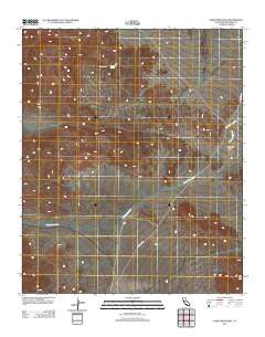 Porcupine Wash California Historical topographic map, 1:24000 scale, 7.5 X 7.5 Minute, Year 2012