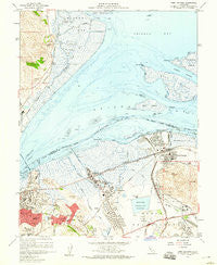 Port Chicago California Historical topographic map, 1:24000 scale, 7.5 X 7.5 Minute, Year 1959