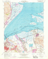 Port Chicago California Historical topographic map, 1:24000 scale, 7.5 X 7.5 Minute, Year 1968