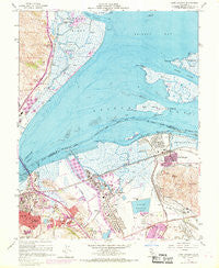 Port Chicago California Historical topographic map, 1:24000 scale, 7.5 X 7.5 Minute, Year 1968