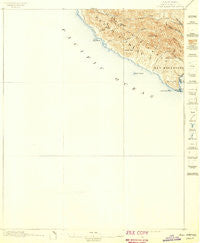 Port Harford California Historical topographic map, 1:62500 scale, 15 X 15 Minute, Year 1897