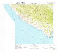 Port San Luis California Historical topographic map, 1:24000 scale, 7.5 X 7.5 Minute, Year 1965