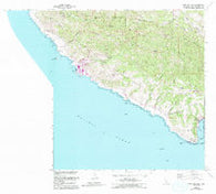 Port San Luis California Historical topographic map, 1:24000 scale, 7.5 X 7.5 Minute, Year 1965