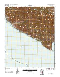 Port San Luis California Historical topographic map, 1:24000 scale, 7.5 X 7.5 Minute, Year 2012
