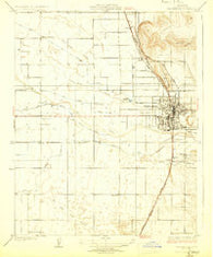 Porterville California Historical topographic map, 1:31680 scale, 7.5 X 7.5 Minute, Year 1929