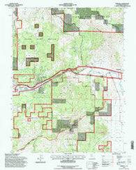 Portola California Historical topographic map, 1:24000 scale, 7.5 X 7.5 Minute, Year 1994