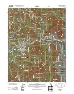 Portola California Historical topographic map, 1:24000 scale, 7.5 X 7.5 Minute, Year 2012