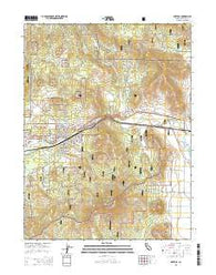 Portola California Current topographic map, 1:24000 scale, 7.5 X 7.5 Minute, Year 2015